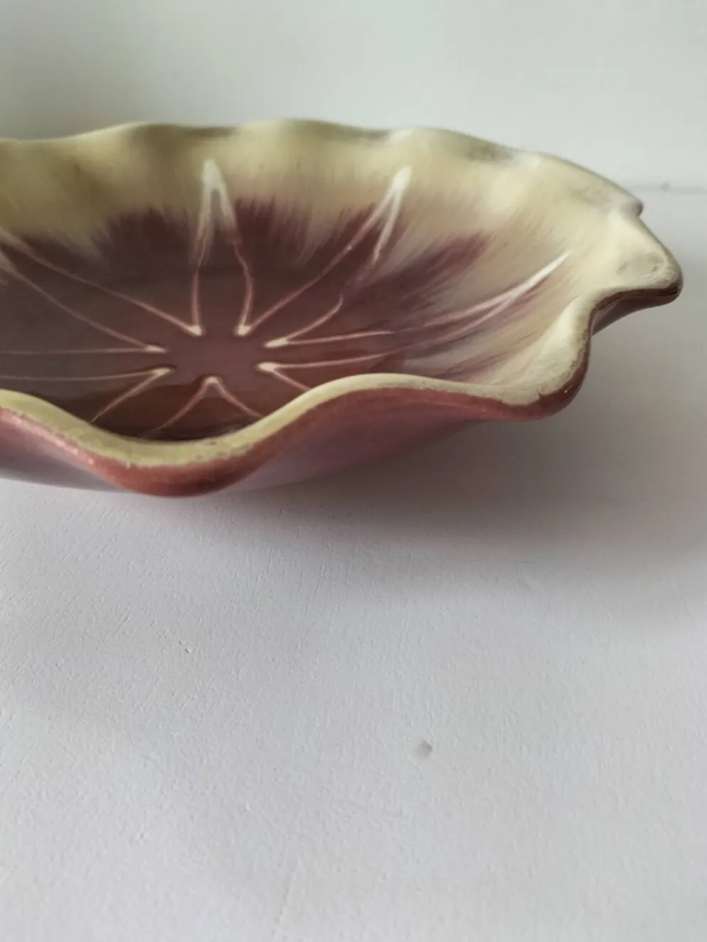 Coupe polylobée vintage en céramique émaillée Dümler & Breiden (années 60)