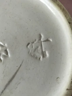 Coupe polylobée vintage en céramique émaillée Dümler & Breiden (années 60)