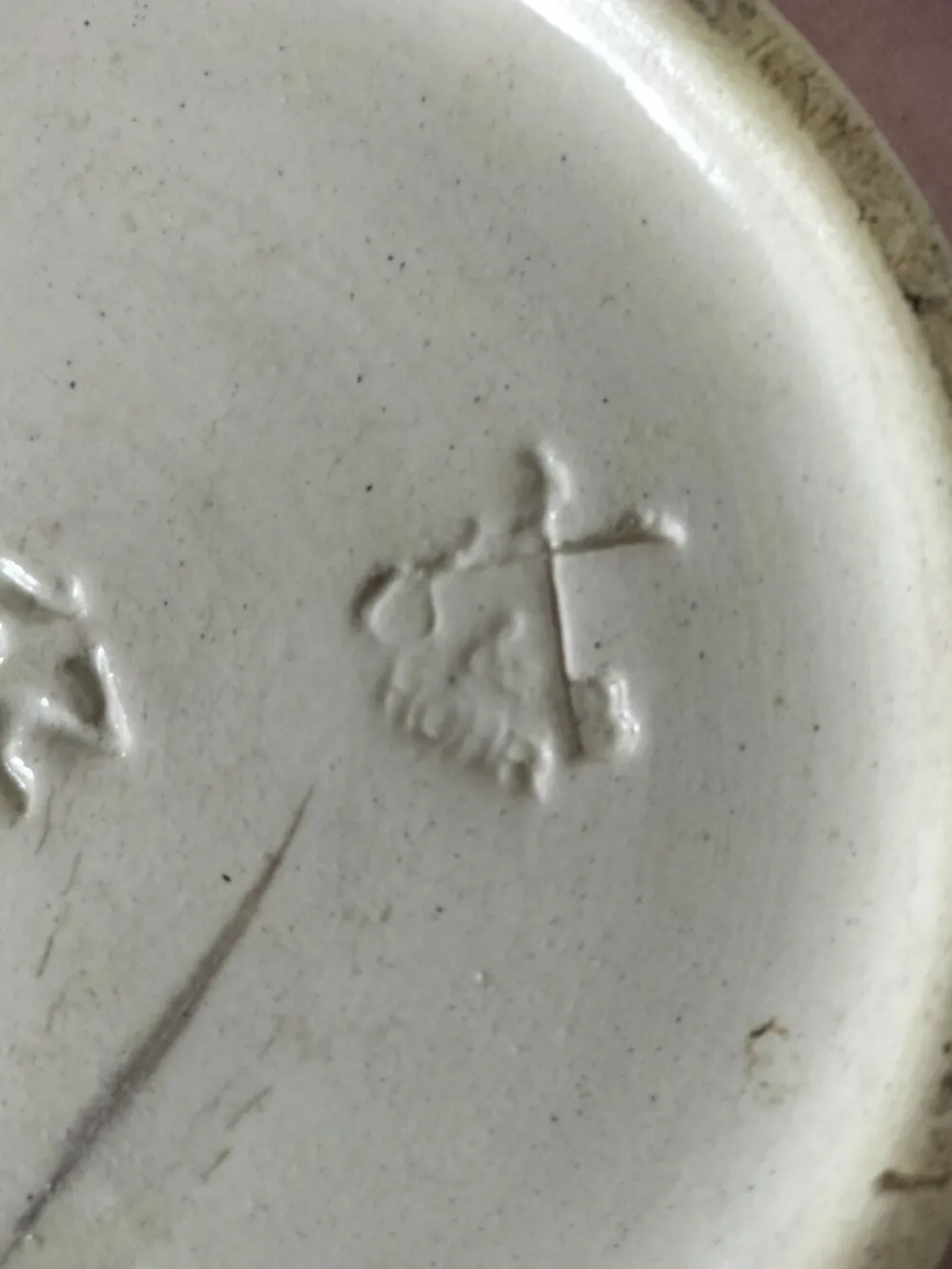 Coupe polylobée vintage en céramique émaillée Dümler & Breiden (années 60)
