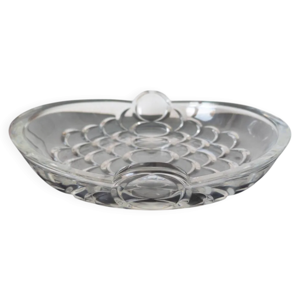 Coupe scandinave en verre d'art par Ann Warf pour Kosta Boda