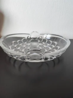 Coupe scandinave en verre d'art par Ann Warf pour Kosta Boda