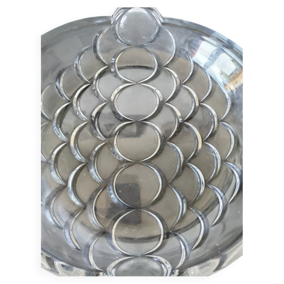 Coupe scandinave en verre d'art par Ann Warf pour Kosta Boda