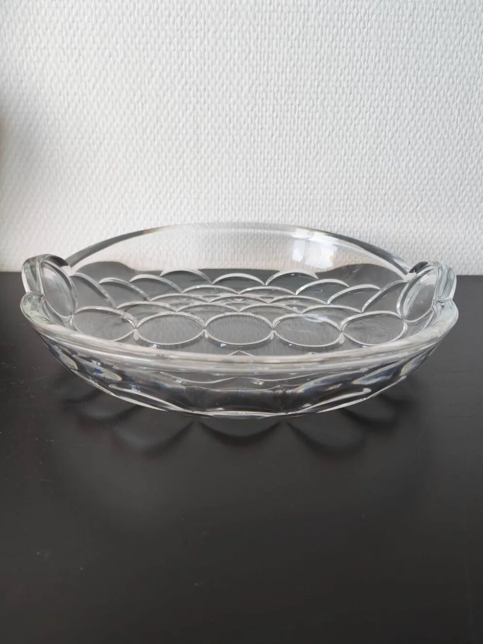 Coupe scandinave en verre d'art par Ann Warf pour Kosta Boda