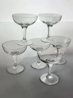 6 coupes à champagne