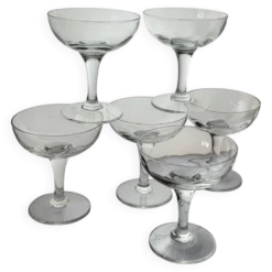6 coupes à champagne