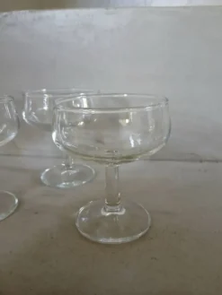 6 coupes à champagne anciennes
