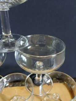 6 coupes à champagne anciennes
