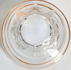 6 coupes à champagne Art Déco Verrerie de la Chapelle St Mesmin, 1930