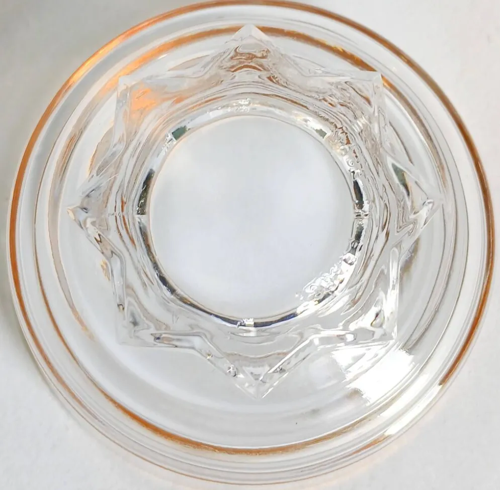 6 coupes à champagne Art Déco Verrerie de la Chapelle St Mesmin, 1930
