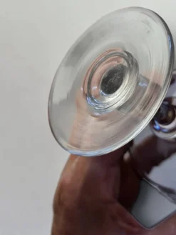 6 coupes à champagne en cristal