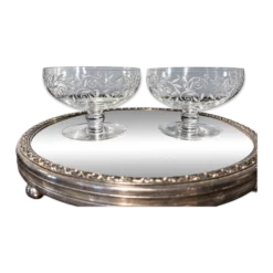2 coupes à champagne Golfe Juan Baccarat