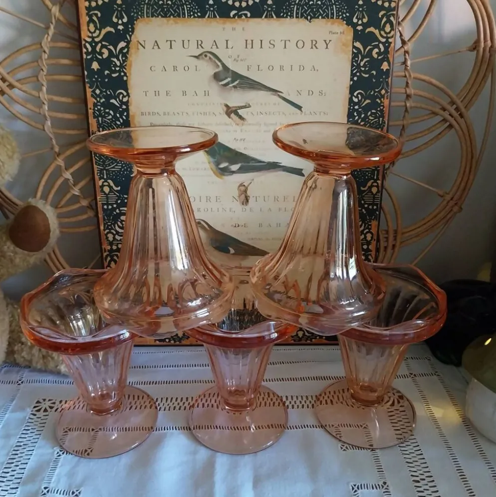 Coupes à dessert Luminarc, Roseline vintage