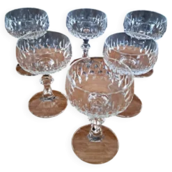 6 coupes à digestif en cristal Schott Zwiesel années 70/80