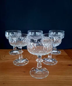 6 coupes à digestif en cristal Schott Zwiesel années 70/80