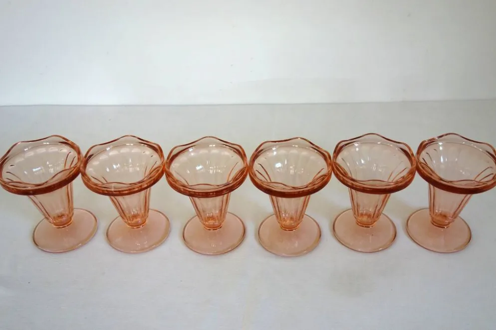 6 coupes à fruits vintage Rosaline Luminarc