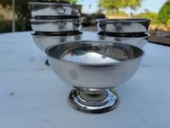 6 coupes à glace en inox