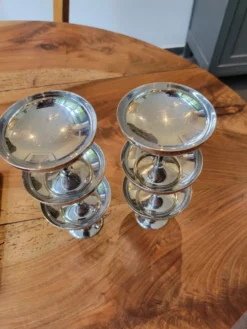 6 coupes à glace en inox, 1970