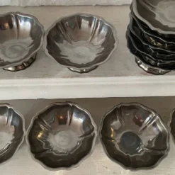 Coupes à glace en inox une boule