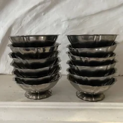 Coupes à glace en inox une boule
