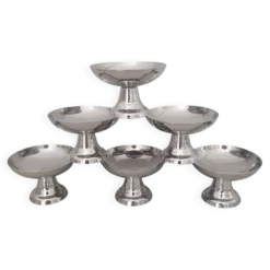 Coupes à glace Guy Degrenne en inox 18/10