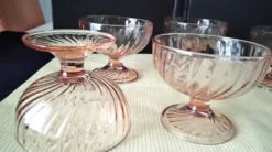 6 Coupes à glace ou sorbet en verre Luminarc Modèle Rosaline