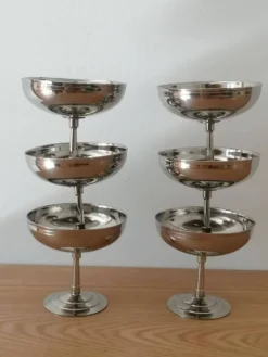 6 coupes à glace Remi Letang inox 18/10