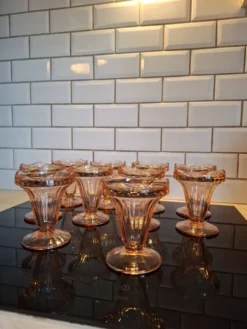 10 coupes à glace Rosaline