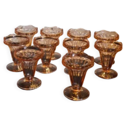 10 coupes à glace Rosaline