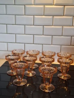 10 coupes à glace Rosaline