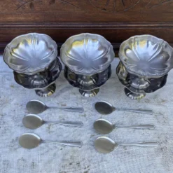 Coupes à glaces en inox mat Jean Couzon