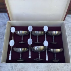 Coupes à glaces en inox mat Jean Couzon