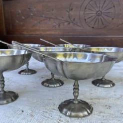Coupes à glaces en inox mat Jean Couzon