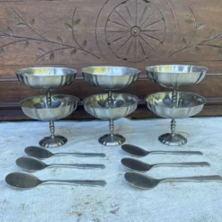 Coupes à glaces en inox mat Jean Couzon