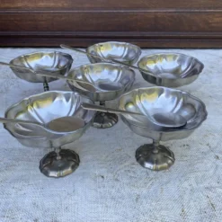 Coupes à glaces en inox mat Jean Couzon