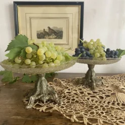 Coupes sur pied ancinne , compotiers début XXe