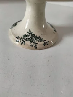 coupe sur piédouche en faïence fine – Manufacture de Grigny vers 1830–1860