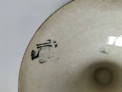 coupe sur piédouche en faïence fine – Manufacture de Grigny vers 1830–1860