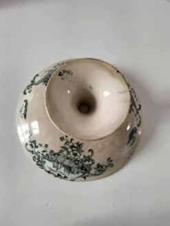coupe sur piédouche en faïence fine – Manufacture de Grigny vers 1830–1860