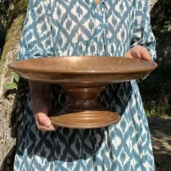 Coupe sur pied en cuivre 40cm Jean-Paul Thévenot meilleur Ouvrier de France