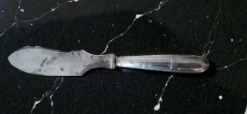 Couteau à beurre en argent Art déco