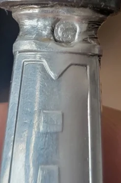 Couteau à beurre en argent Art déco
