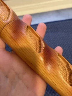 Couteau à pain trompe l’œil forme baguette Cuzin