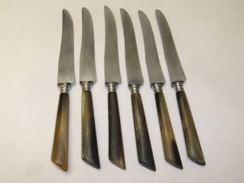 Couteaux anciens Sheffield service de table