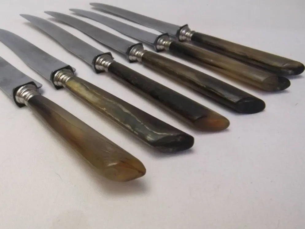 Couteaux anciens Sheffield service de table