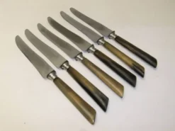 Couteaux anciens Sheffield service de table