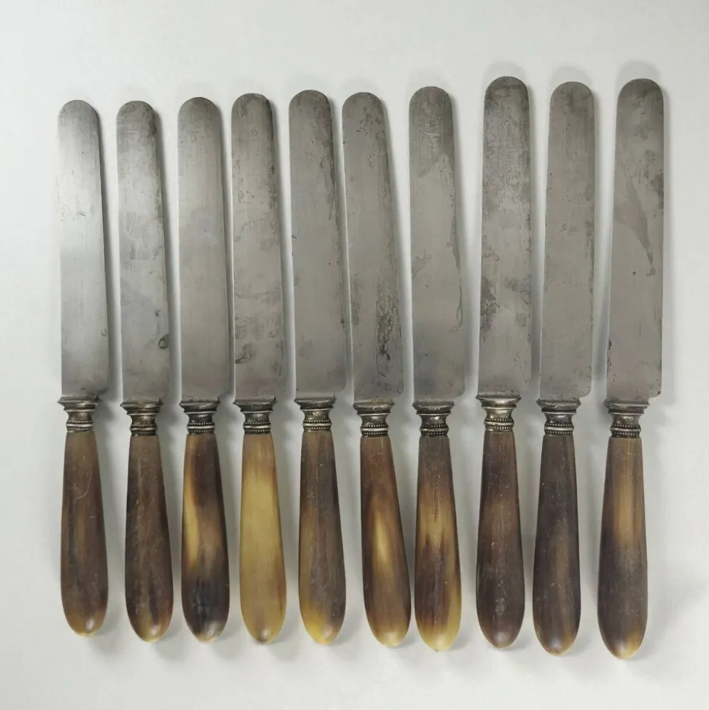 11 couteaux Corne & Acier TD Paris