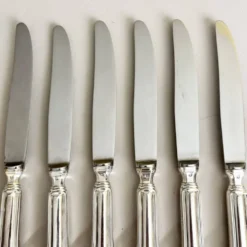 6 couteaux en inox vintage
