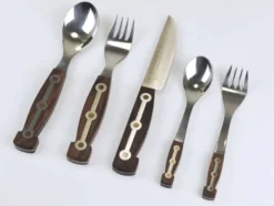 Couverts Amboss 1050 non utilisés, 32 pièces / 6 personnes, Autriche, années 1950