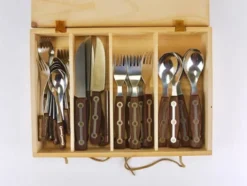 Couverts Amboss 1050 non utilisés, 32 pièces / 6 personnes, Autriche, années 1950
