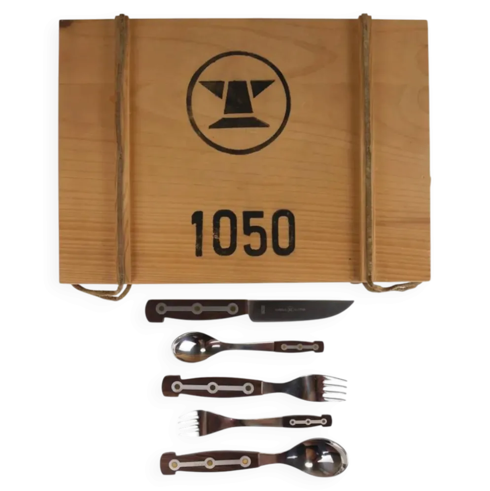 Couverts Amboss 1050 non utilisés, 32 pièces / 6 personnes, Autriche, années 1950